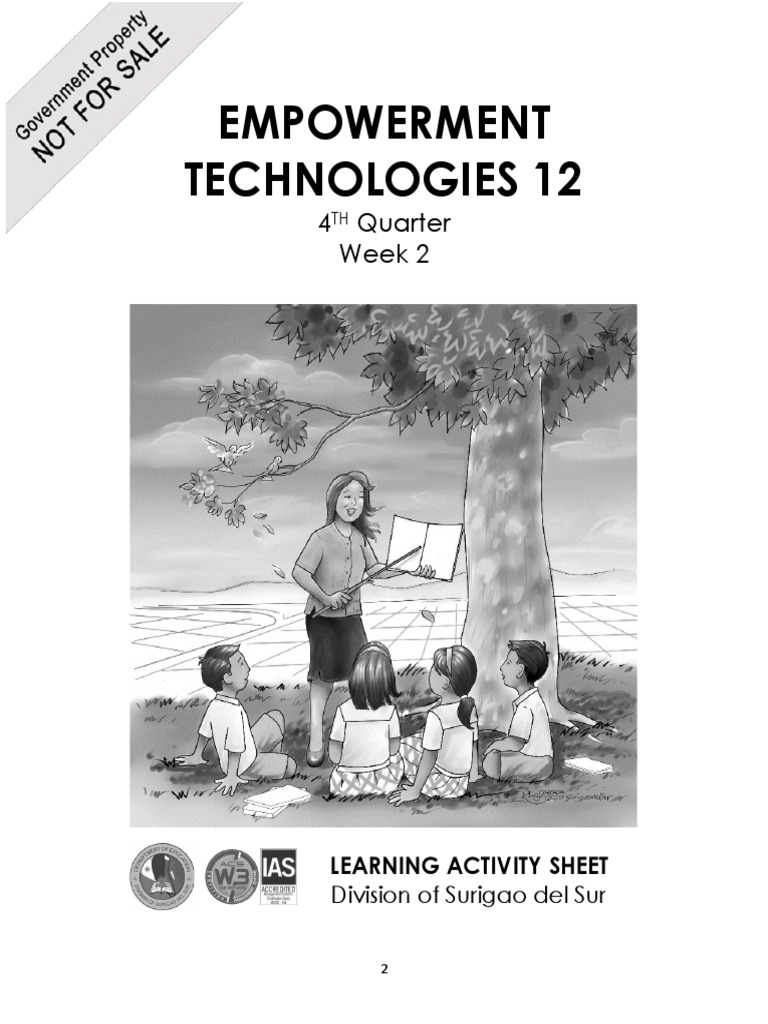 EmpowermentTechnologies12 q4 w2 v4 | PDF | Educational Technology ...