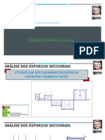 ANÁLISE ESFORÇOS SECCIONAIS - Leitura e Interpretação Dos Diagramas