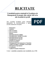 Proiect Modelare Economica (Modulele 1 Si 2)