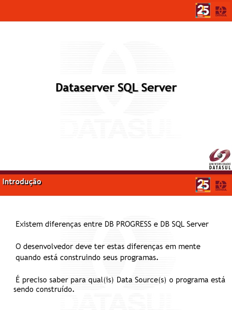 TOTVS Datasul Progress 0790 | PDF | Microsoft SQL Server | SQL