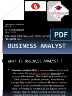 Business Analyst Ca2 Assignment
