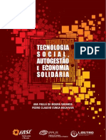 Tecnologia Social, Autogestao e Economia Solidária
