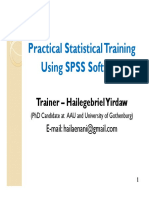 SPSS - Training - Section 2&3