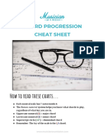 How To Read These Charts... : Chord Progression Cheat Sheet