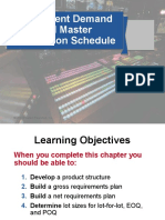 Dependent Demand and Master Production Schedule: © 2014 Pearson Education, Inc