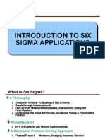 Six Sigma Applications