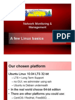 A Few Linux Basics: Network Monitoring & Management