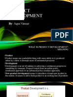 Product Development by Aqsa