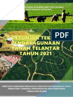 Draft Petunjuk Teknis Pendayagunaan Tanah Telantar 2021