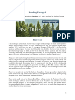 Reading Passage 1: Pine Trees