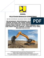 Modul Pelatihan Pengoperasian Excavator