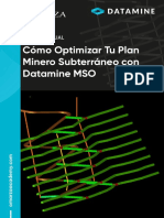 Cómo Optimizar Tu Plan Minero Subterráneo Con Datamine MSO: Curso Virtual