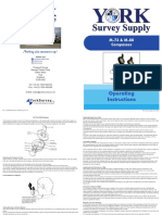 Operating Instructions: M-73 & M-88 Compasses
