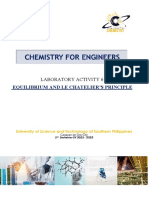 Activity 6 - Equilibrium and Le Chatelier - S Principle