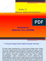 TOPIK 12 Pancasila Sebagai Ideologi Nasional