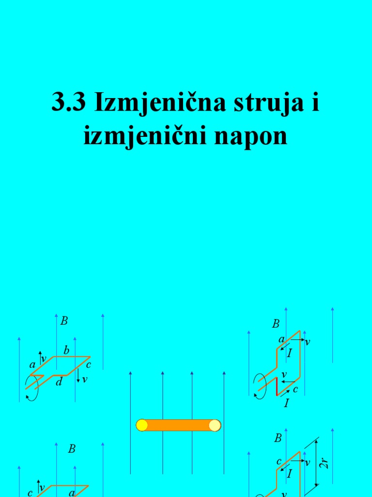 09 Izmjenicna Struja I Izmjenicni Napon | PDF