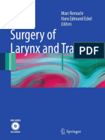 Surgery of Larynx and Trachea