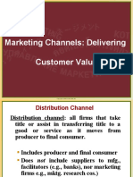 Marketing Channels: Delivering Customer Value