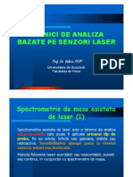 Tehnici de Analiza Bazate Pe Senzori Laser