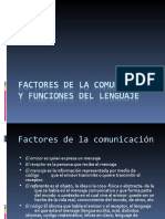 Factores de La Comunicación y Funciones Del Lenguaje