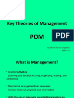 Key Theories of Management