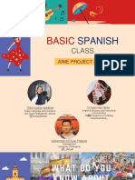 Basic Spanish Learning