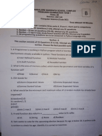 Computer Science Set-B BSSC Term I