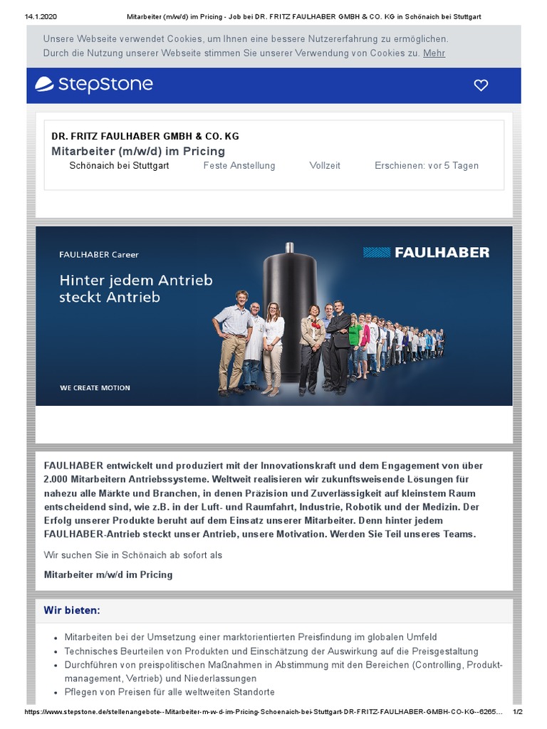 Dr. Fritz Faulhaber GMBH & Co.