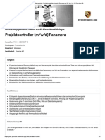 Dr. Ing. H.C. F. Porsche AG - Projektcontroller Panamera