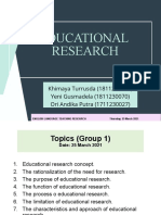 Group 1 (Educational Research)