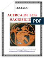 Acerca de Los Sacrificios Ed.bilingue - Luciano