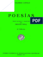 Poesías de Catulo (bilingüe) - Alma Mater CSIC, 1997