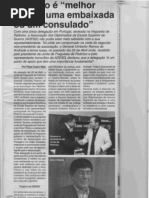 Pedroso é "melhor do que uma embaixada ou um consulado" 