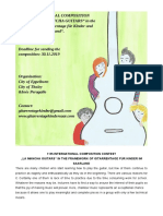 11Th International Composition Contest La Mancha Guitars" in The Framework of Gitarrentage Für Kinder Im Saarland