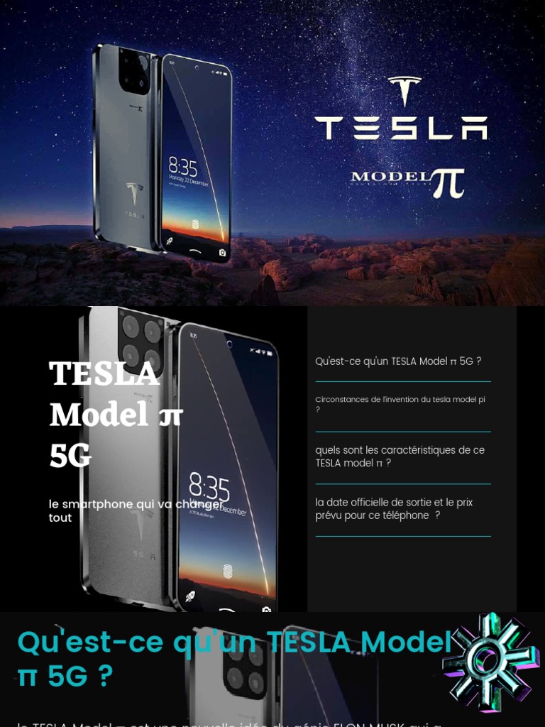 TESLA Model Pi | PDF | Téléphone intelligent | Elon Musk