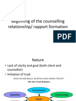 Beginning of The Counselling