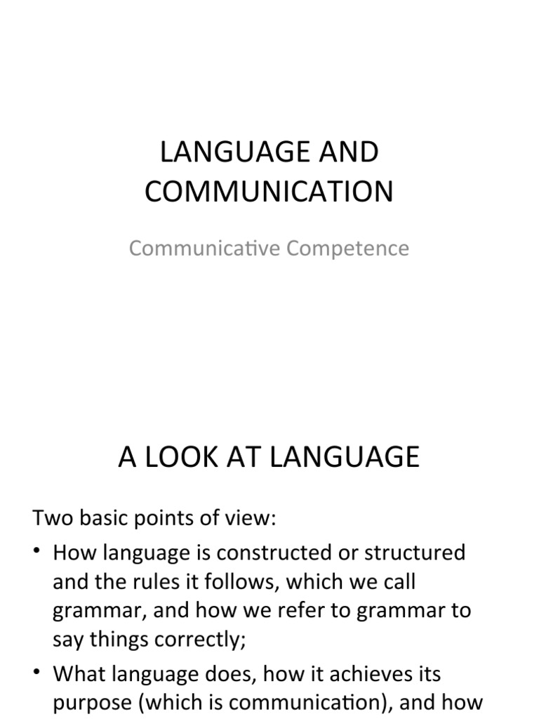 Understanding Communicative Competence | PDF | Sociolinguistics ...