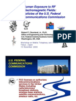 Human Exposure To RF Electromagnetic Fields: Policies of The U.S. Federal Communications Commission