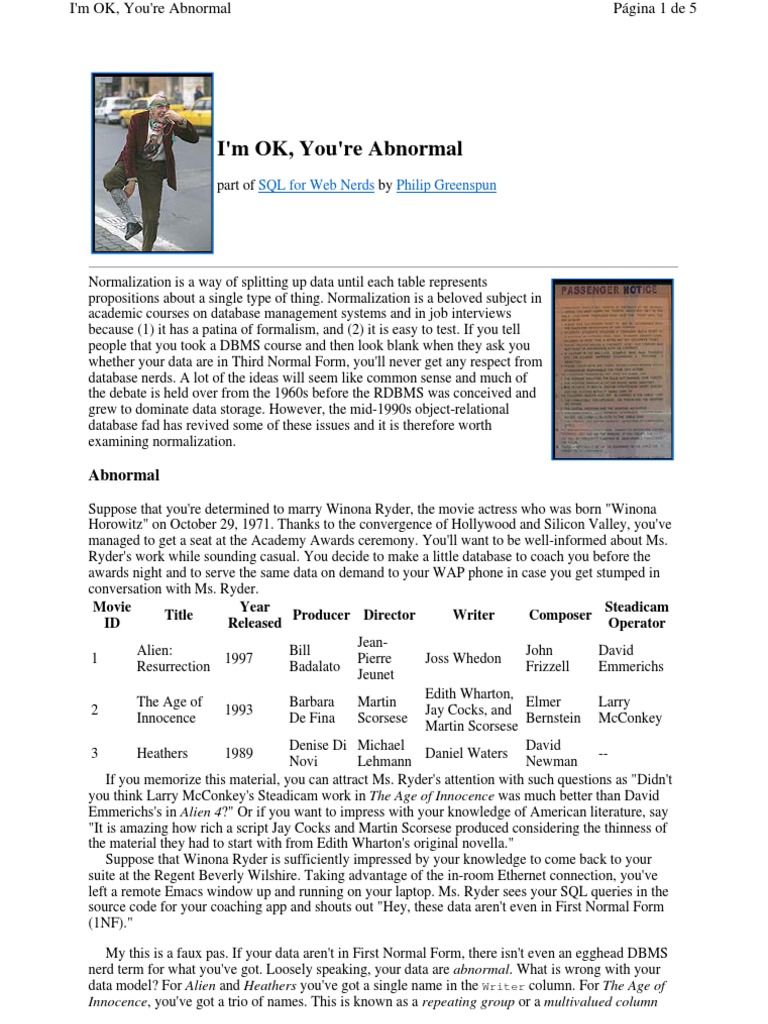 Normalization | PDF | Array Data Structure | Table (Database)