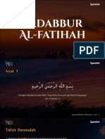 Memahami Ayat-Ayat Al-Fatihah
