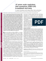 Characterization of Severe Acute Respiratory Syndrome-Associated Coronavirus (Sars-Cov) Spike Glycoprotein-Mediated Viral Entry