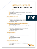 For Office Furniture Projects: The Design Process Checklist