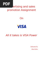 Download Advertising and Sales Promotion Assignment by MiniMohnishPuri SN54961878 doc pdf