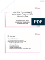 Interstitial Pneumonia With Autoimmune Features (IPAF) : Interesting Case