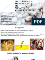 Low-Cost Adsorbents for Oil Removal