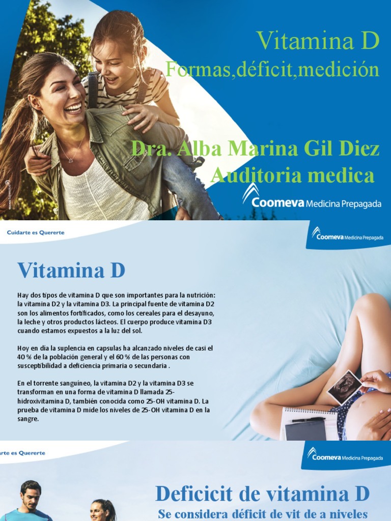 Vitamina D 25 OH PDF Vitamina D Dieta y nutrición