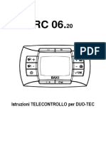 711425102 Istruzioni Kit Telecontrollo RC06