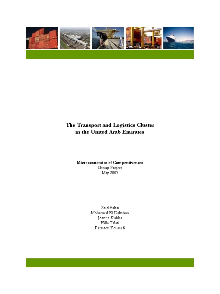 UAE Transport and Logistics Analysis | PDF | United Arab Emirates | Dubai