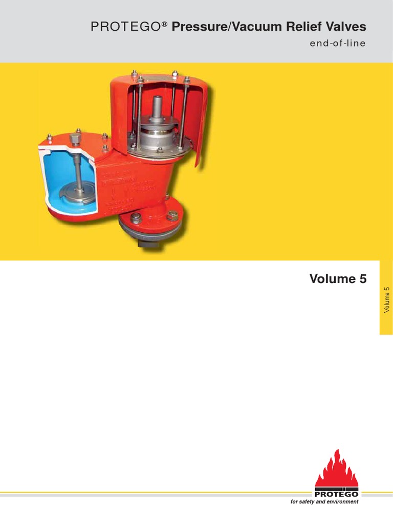 Pressure Vacuum Relief Valve End of Line PDF Valve Vacuum