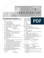 Laws of Motion NCERT MCQ
